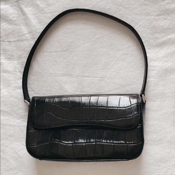 croc-embossed hangbag - Picture 2 of 2